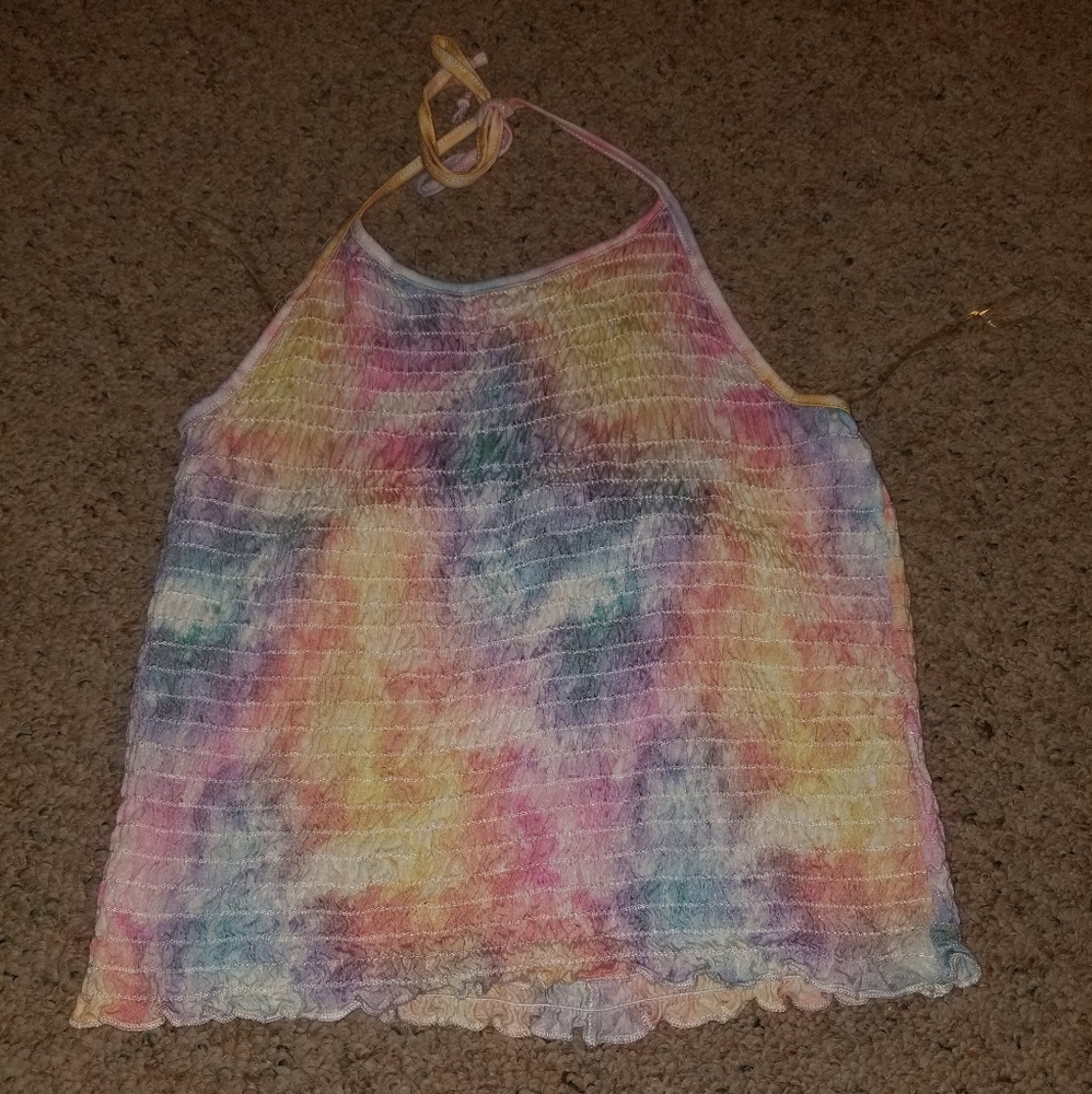 Tye Dye Cropped Halter